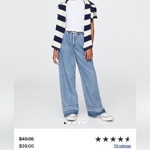 Girls gap UltraSoft Easy Baggy Jeans